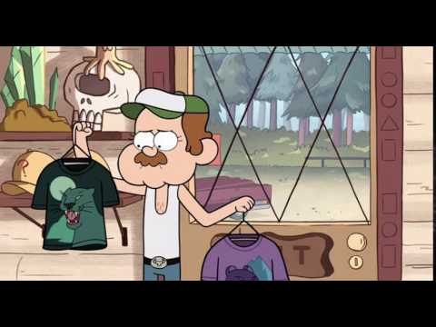 майка с пумой с пантерой Gravity Falls