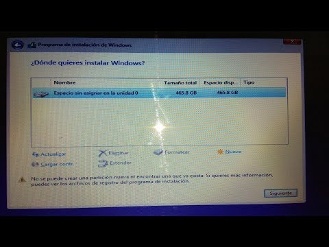 You cannot create a new partition or find one that already exists.