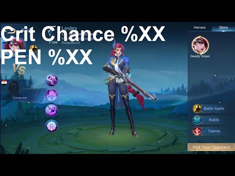 Lesley Revamp will be top ban mlbb