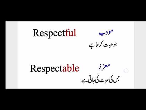 Spoken English Vocabulary about salutations by #ProfMARaza معزز اور مؤدب کے لئے انگریزی لفظ کیا ہیں