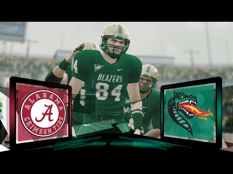 NCAA Football 14 UAB Blazers Dynasty- Year 5 Game 7 vs #3 Alabama Crimson Tide
