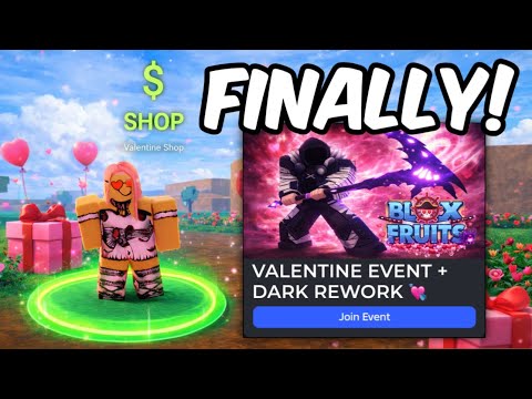 Blox Fruits Valentines Event + Dark Rework UPDATE FINALLY! 💘