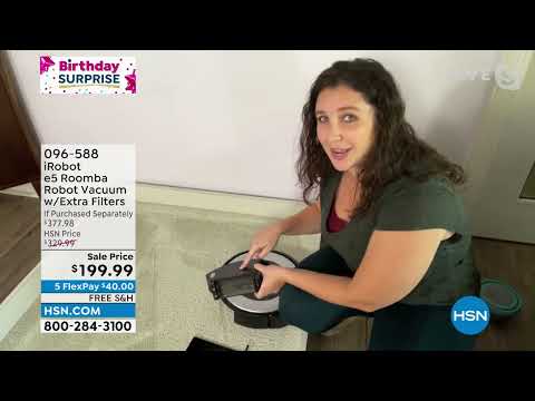 iRobot e5 Roomba Robot Vacuum with Extra Filters