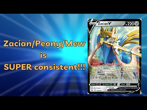 Zacian/Peony/Mew is SUPER consistent!-Standard Deck Showcase