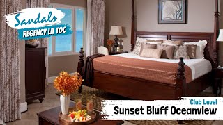 Sunset Bluff Oceanview Club Level (WO) | Sandals La Toc, St Lucia | Full Room Tour & Review 4K