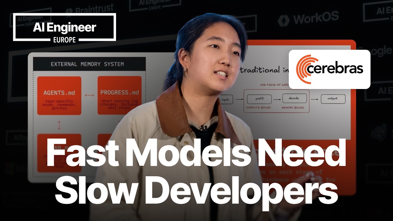 Sarah Chieng: Fast Models Need "Slow" Developers - AI Engineer