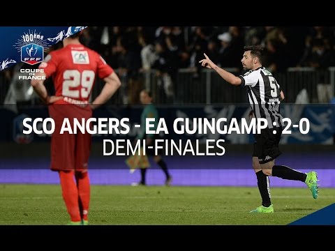 Coupe de France, 1/2 finales : SCO Angers - EA Guingamp 2-0, le résumé