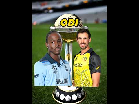 jofra archer vs Mitchell starc odi comparison #jofraarcher #mitchellstarc #shorts