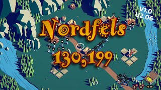【Thronefall V1.0 】(Update2.06)「Nordfels」130,199　スコア更新が厳しくなってきた