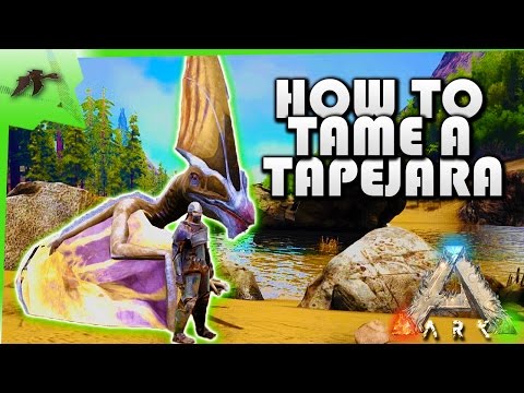 How To Tame A Tapejara(Easy!)- Ark Survival Evolved Xbox One- Kamz25