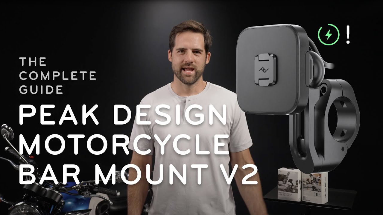 Peak Design Mobile Motorcycle Handlebar Mount V2 - Black Video