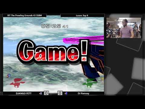 RIT TPG 43 SSBM - Losers - DJANGO FETT (Neutral) vs DJ Ramsey (Blue/Jigglypuff)