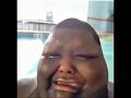 Fat guy cries after going underwater but its 4K 60 FPS