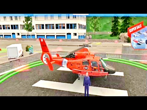 Helicopters-Plains-Boats and Cars - Helicopter Flight Pilot Simulator - New Levels- Android GamePlay