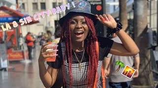 TRAVEL WITH ME TO LOS ANGELES AND LAS VEGAS ! 🌴😁