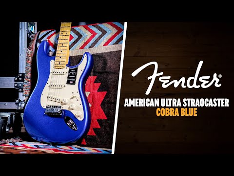 Peach Picks | Fender American Ultra Stratocaster | Maple - Cobra Blue