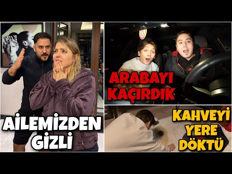 AİLEMDEN GİZLİ BABAMIN ARABASINI KAÇIRDIK !! ÇILDIRDILAR