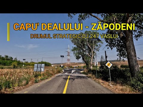 News VASLUI DJ  247 portiunea Capu Dealului - Zapodeni 4K septembrie 2024