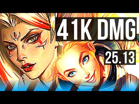 LEBLANC vs LUX (MID) | 7 solo kills, 18/3/8, Legendary, 41k DMG | EUW Master | 25.13