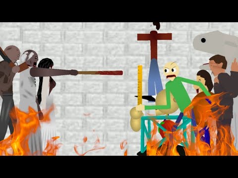 GRANNY VS BALDI | granny from granny baldi's basics | sticknodes pro |