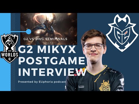 G2 Mikyx interview after DWG loss | Worlds Semifinals 2020 | G2 vs DWG
