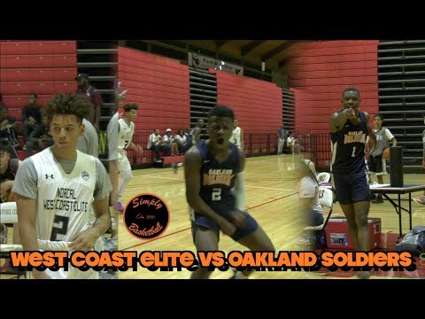 Nike EYBL vs UAA I Oakland Soldiers vs West Coast Elite | Top 2020 Guards BATTLE For Norcal!