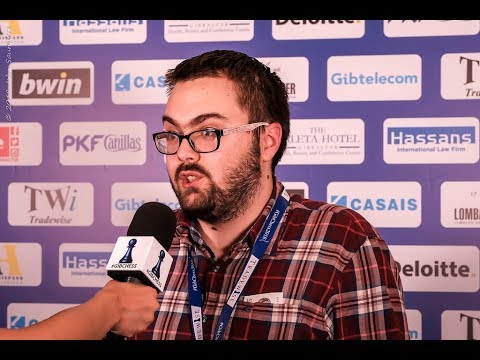 Round 6 Gibraltar Chess post-game interview with Mikhail Antipov
