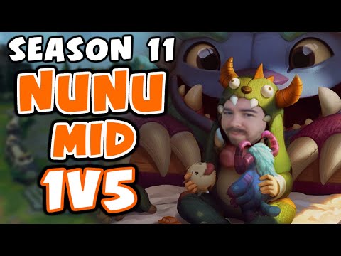 This is how to 1v5 with S11 items on Nunu Mid | Challenger Nunu Mid S11 - League of Legends