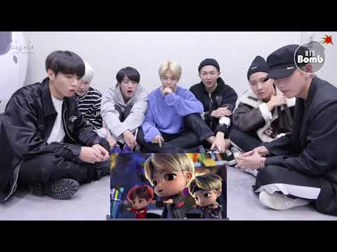 BTS 'Chibi Animation Tiny TAN - MIC DROP' reaction - BTS (방탄소년단)