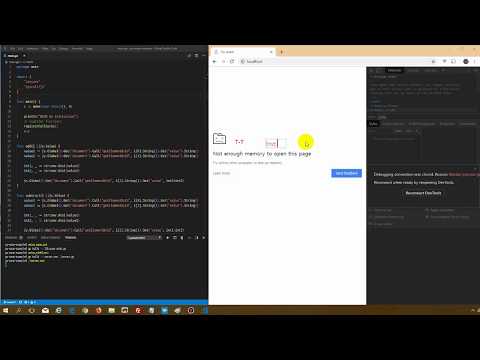 Chrome show crash with golang wasm other