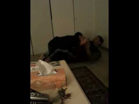 Tony Debaggis teaching submissions after an MMA fight