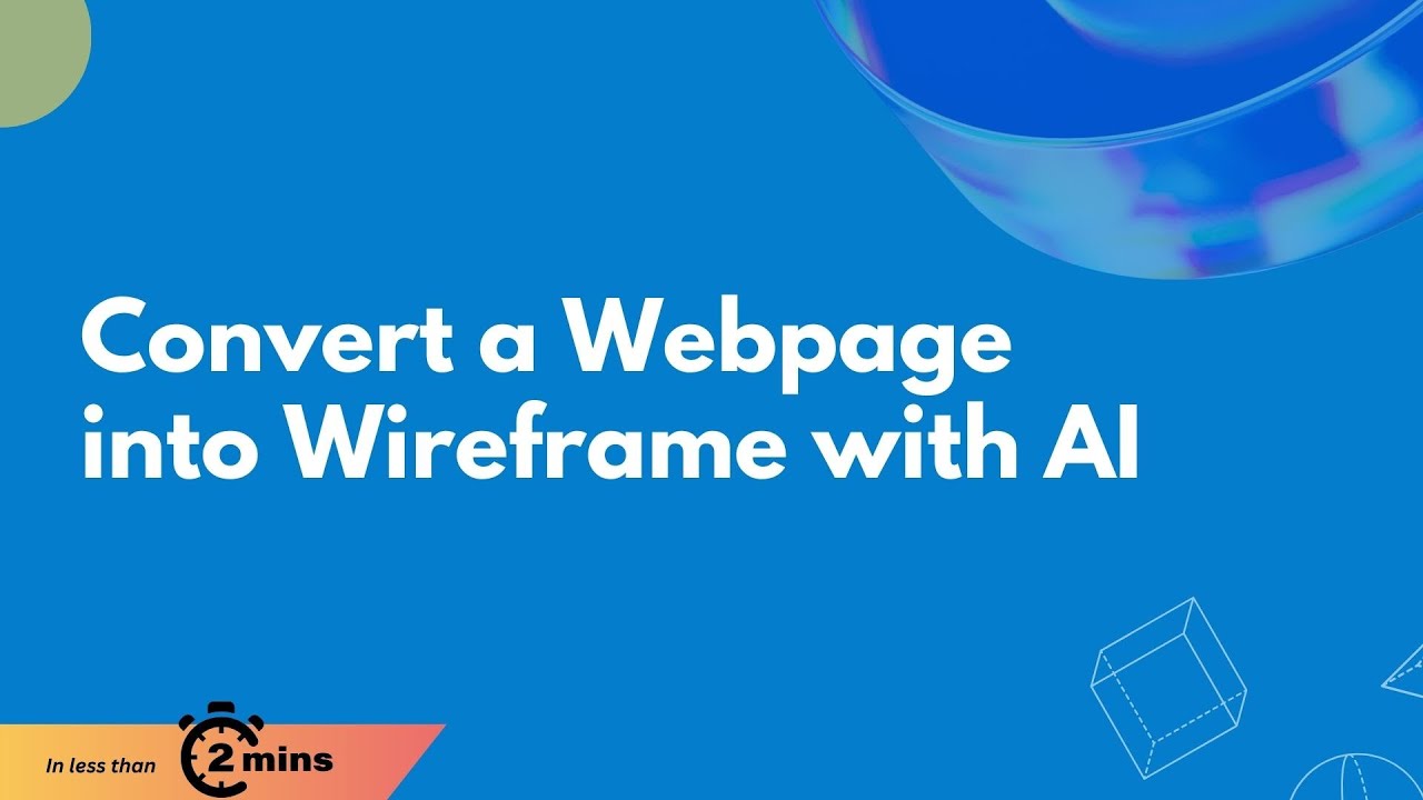 Convert Webpages into Wireframes With AI