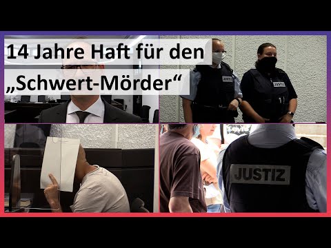 [14 Jahre Haft] +++"Schwert-Mörder" zeigt sich regungslos+++
