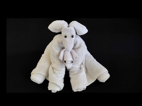 How to Make Kangoroo Using towel | Towel animals | Towel art | Towel Folding design | Towel origami
