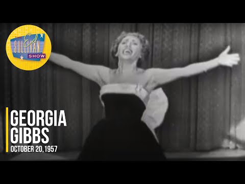 Georgia Gibbs "Rock-A-Bye Your Baby" on The Ed Sullivan Show