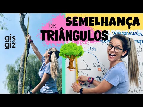 SEMELHANÇA DE TRIÂNGULOS | RAZÃO DE SEMELHANÇA | TEOREMA DE TALES  | 9º ano - \Pof. Gis/
