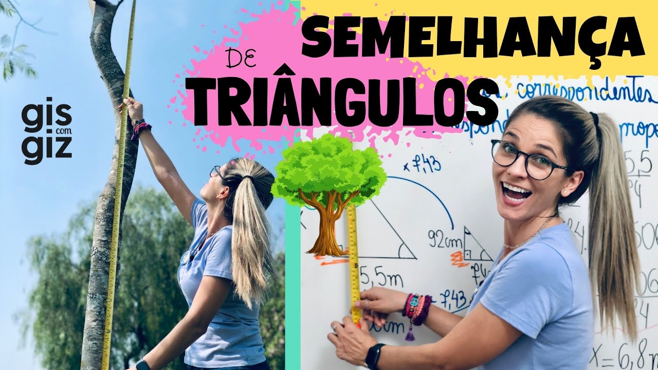SEMELHANÇA DE TRIÂNGULOS | RAZÃO DE SEMELHANÇA | TEOREMA DE TALES  | 9º ano - \Pof. Gis/