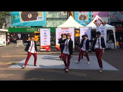 131221 Follow cover EXO - Intro Wolf + History + Growl @ Siam Street Dance