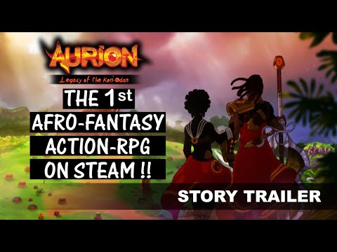 Aurion: Legacy of the Kori-Odan - The 1st African-Fantasy 2D RPG on Steam (Official Trailer) thumbnail