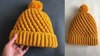 Easy crochet hat/Two in One Crochet hat
