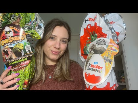 HAUL UOVA PASQUA DINOSAURI, Kinder Jurassic World e Ovosauro Dolfin