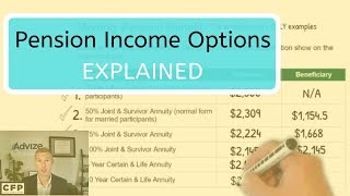 Pension Benefit Options Explained