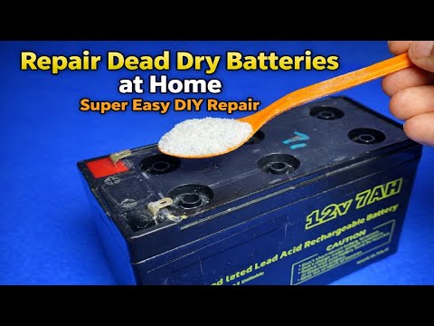 Trockenbatterien reparieren – Tote Batterien wiederbeleben