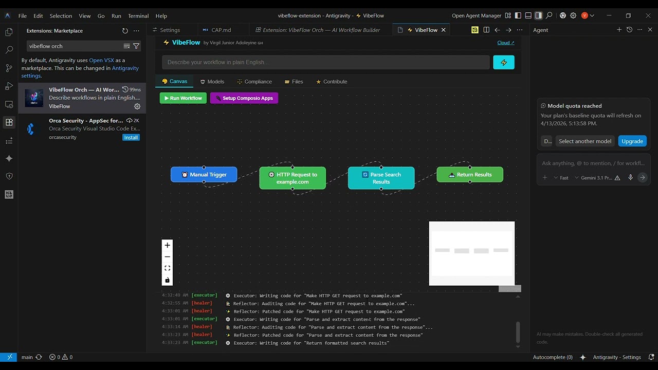 Watch VibeFlow Demo — Click to Play