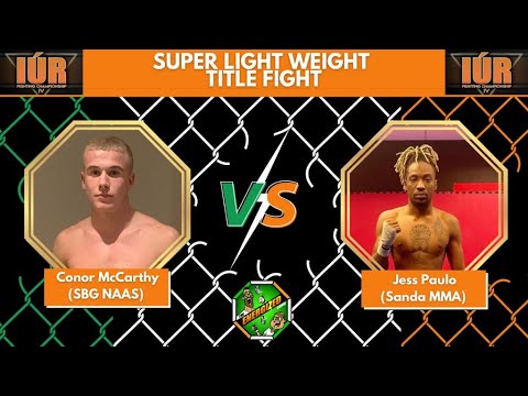 Conor McCarthy Vs Jess Paulo | IUR 4 Super Lightweight Title Fight | Energized's "The Face Off"