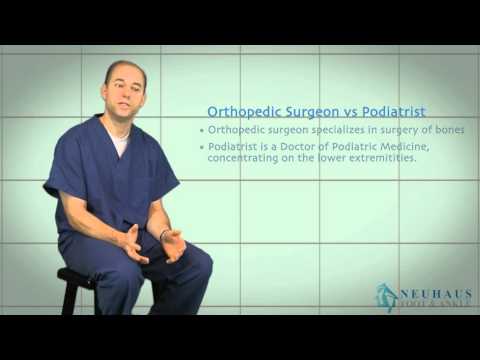 YouTube video about: Why do orthopedic surgeons hate podiatrists?