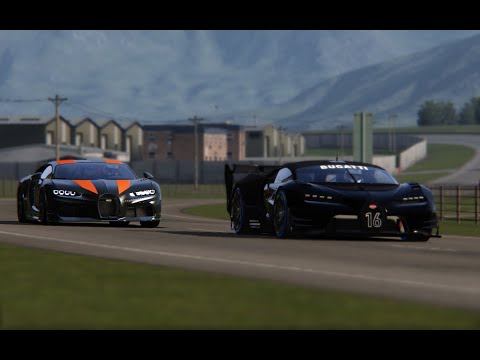 Bugatti Vision GT vs Bugatti Chiron SS 300+ at Highlands