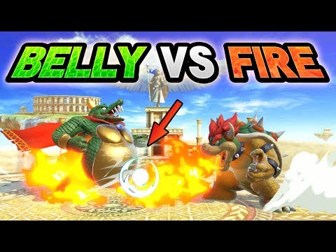 Can K. Rool's Belly Block Bowser's Fire? [SMASH REVIEW #42 ft. MKLeo]