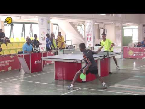 Assigbey Derrick defeated Aklie Israel 3-2 to win the Boys Under 15 category - Table Tennis 🏓