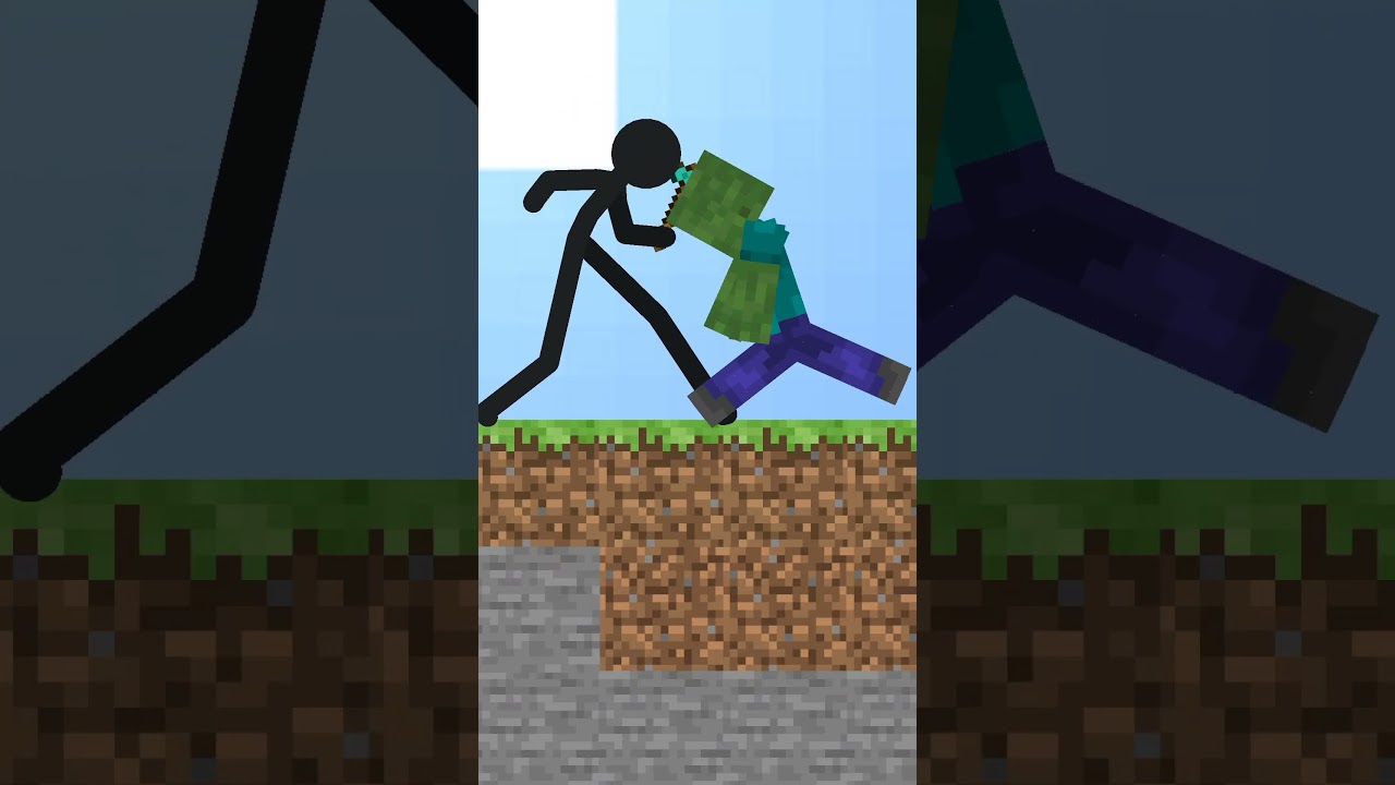 Minecraft stickman animation parti 1 [Stick Nodes]#animation #stickman #sticknodes #minecraft